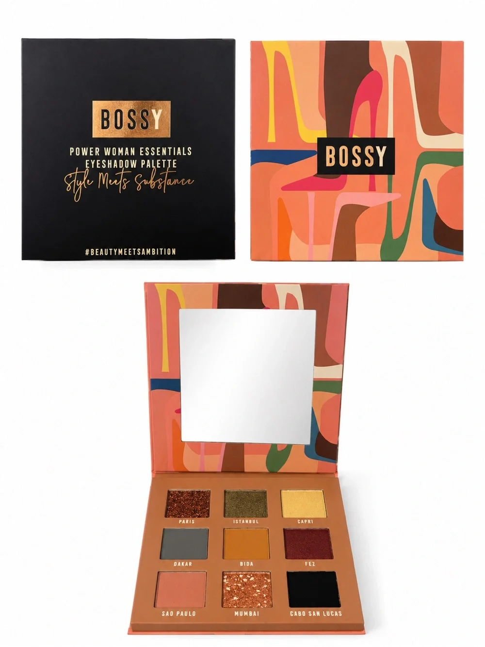 BOSSY Power Wiman Essentials Eyeshadow Pette- Style Meets Substance